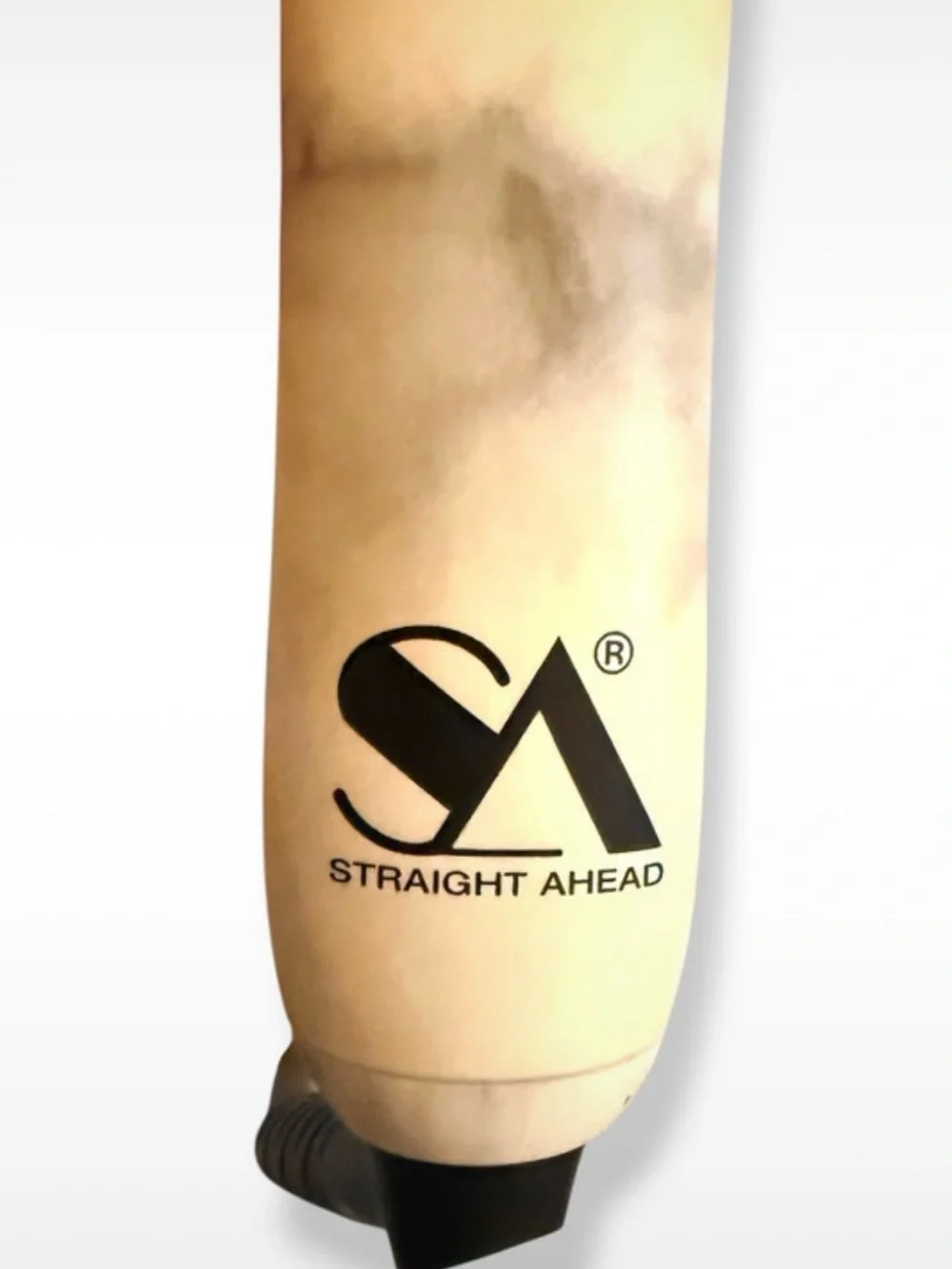 Straight Ahead Beige Marble Electric Hair Straightening Comb - women
